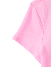 T-shirt graphique ourson bonbon pour bébés et petites filles