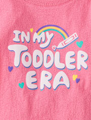 Baby And Toddler Girls Toddler Era Graphic Tee