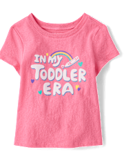 Baby And Toddler Girls Toddler Era Graphic Tee