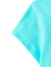 T-shirt à motif cœur et éclaboussures de peinture pour bébés et petites filles