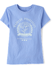 Girls Radiate Positivity Graphic Tee