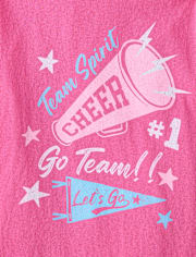 Girls Cheer Graphic Tee