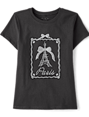 Girls Paris Graphic Tee
