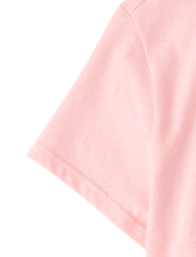 T-shirt graphique pour filles avec un chien