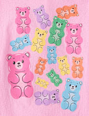 Girls Candy Bear Graphic Tee