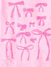 Girls Bow Graphic Tee