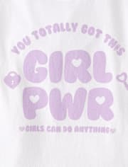 Girls Girl Power Graphic Tee