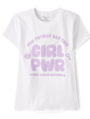 Girls Girl Power Graphic Tee