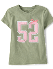 Girls Bow Varsity Graphic Tee