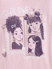 Girls Girl Power Graphic Tee