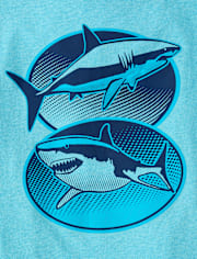 Boys Sharks Graphic Tee
