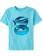 Boys Sharks Graphic Tee