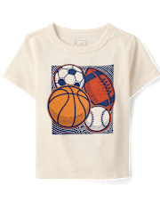 Baby And Toddler Boys Sports Graphic Tee