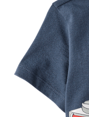 Baby And Toddler Boys Fire Truck Graphic Tee