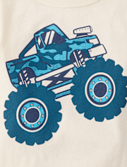 Baby And Toddler Boys Monster Truck Graphic Tee