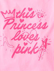 Girls Princess Graphic Tee