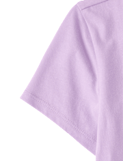 Girls Paint Splatter Ballerina Graphic Tee