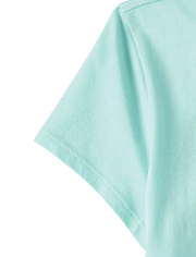 Girls Dog Butterfly Graphic Tee