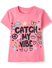 Girls Catch My Vibe Graphic Tee
