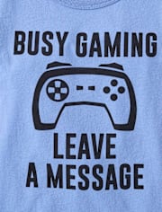 Boys Busy Gaming Graphic Tee