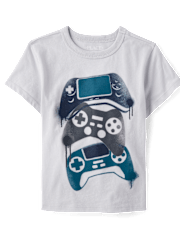 Boys Video Game Controllers Graphic Tee