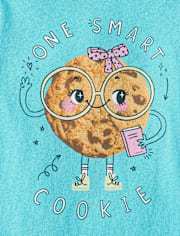 Baby And Toddler Girls Smart Cookie Graphic Tee