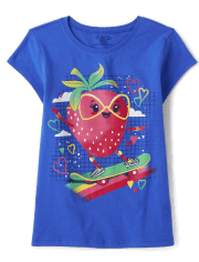 Girls Summer Food Graphic Tee 3-Pack