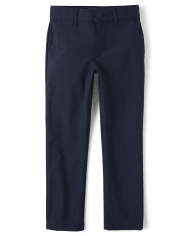 Boys Uniform Quick Dry Skinny Chino Pants 2-Pack