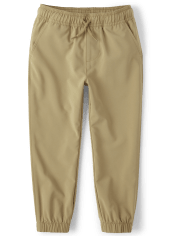 Boys Quick Dry Pull On Jogger Pants 2-Pack