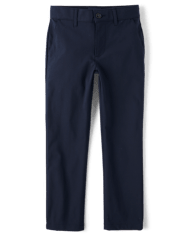 Boys Uniform Quick Dry Straight Chino Pants 3-Pack