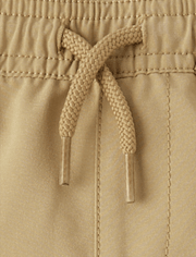 Paquete de 2 pantalones deportivos sin cordones de secado rápido para bebés y niños pequeños