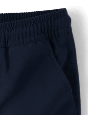 Paquete de 2 pantalones deportivos sin cordones de secado rápido para bebés y niños pequeños