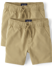 Shorts deportivos sin cierres de secado rápido para bebés y niños pequeños
