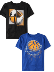 Boys Sports Performance Top 2-Pack