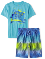 Boys Gamer Performance 2-Piece Outfit Set