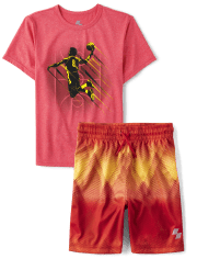 Boys Basketball Performance 2-Piece Outfit Set