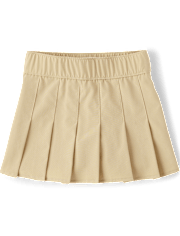 Girls Uniform Quick Dry Pleated Skort 2-Pack