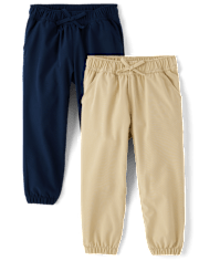 Girls Quick Dry Pull On Jogger Pants 3-Pack | The Children's Place ...