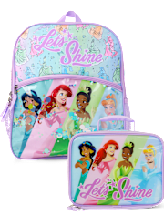 Toddler Girls Disney Princess Backpack 2-Piece Set