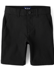 Boys Uniform Quick Dry Chino Shorts 2-Pack