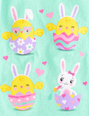 Baby And Toddler Girls Easter Graphic Tee 2-Pack