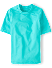 Boys Colorblock Rashguard Swimsuit