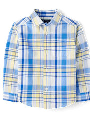 Baby And Toddler Boys Dad And Me Plaid 2-Piece Outfit Set