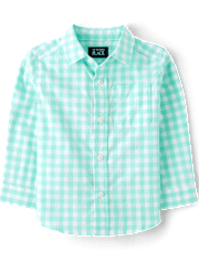 Baby And Toddler Boys Gingham 2-Piece Outfit Set