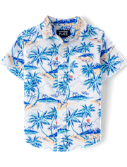 Baby And Toddler Boys Palm Tree 2-Piece Outfit Set