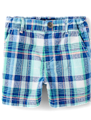 Baby And Toddler Boys Plaid 2-Piece Outfit Set