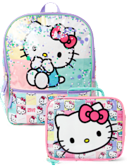 Girls Hello Kitty Backpack 2-Piece Set