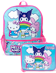 Girls Hello Kitty And Friends Backpack 2-Piece Set