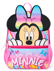 Toddler Girls Minnie Mouse Backpack 2-Piece Set