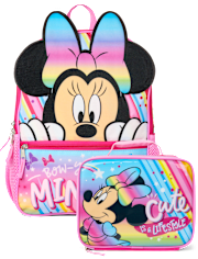 Toddler Girls Minnie Mouse Backpack 2-Piece Set